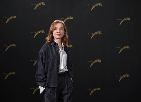 IPA87473605 - Locarno, Switzerland Locarno Film Festival 2026 Ni vue ni connue film photocall In the photo: Actress Isabelle Huppert wearing a dress by Brunello Cucinelli  Copyright: xNickxZonnaxxcopyrightx x xNickxZonnax 87473605