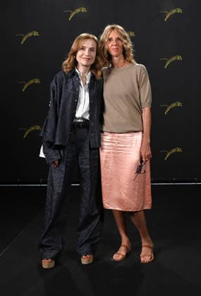 IPA87473645 - Locarno, Switzerland Locarno Film Festival 2026 Ni vue ni connue film photocall In the photo: Isabelle Huppert, actress; Sandrine Kiberlain, actress  Copyright: xNickxZonnaxxcopyrightx x xNickxZonnax 87473645