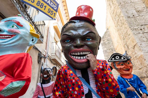 August 14, 2026, PeoÂ±Afiel, Valladolid, USA: CabezudosÃ¢â‚¬Â join a procession marking the official opening of the Fiestas de Nuestra SeoÂ±ora y San Roque in PeoÂ±afiel, Spain on Friday, August 14, 2026. The annual festival, taking place this year on August 14-18, includes traditional processions, bullfighting and and musical events. PeoÂ±Afiel USA  - ZUMAg235 20260814_zap_g235_012 Copyright: xPaulxChristianxGordonx