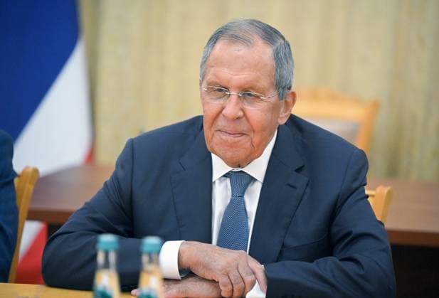 Russia Thailand 9221991 14.08.2026 Russian Foreign Minister Sergey Lavrov attends a meeting with Thai Deputy Prime Minister and Foreign Minister Sihasak Phuangketkeow in Moscow, Russia. Sergey Guneev Sputnik Moscow Russia  Copyright: xSergeyxGuneevx