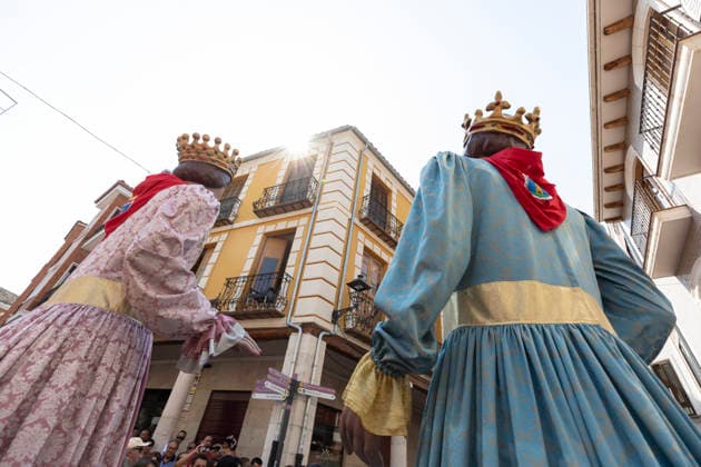 August 14, 2026, PeoÂ±Afiel, Valladolid, USA: A procession Ã¢â‚¬oeDesfile de Gigantes y CabezudosÃ¢â‚¬Â marks the official opening of the Fiestas de Nuestra SeoÂ±ora y San Roque in PeoÂ±afiel, Spain on Friday, August 14, 2026. The Ã¢â‚¬oeGiganteÃ¢â‚¬Â figures represent archetypal kings and queens of Castile. The annual festival, taking place this year on August 14-18, includes traditional processions, bullfighting and and musical events. represent archetypal kings and queens of Castile. The annual festival, taking place this year on August 14-18, includes traditional processions, bullfighting and and musical events. PeoÂ±Afiel USA - ZUMAg235 20260814_zap_g235_007 Copyright: xPaulxChristianxGordonx
