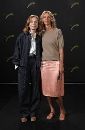 Isabelle Huppert Sandrine Kiberlain At Ni vue ni connue Film Photocall - Locarno French actresses Isabelle Huppert and Sandrine Kiberlain attend the photocall for the film Ni vue ni connue during the 79th Locarno Film Festival in Locarno, Switzerland on August 14, 2026. Photo by Nick Zonna IPA ABACAPRESS.COM Locarno Switzerland  Copyright: xZonnaxNick IPA ABACAx