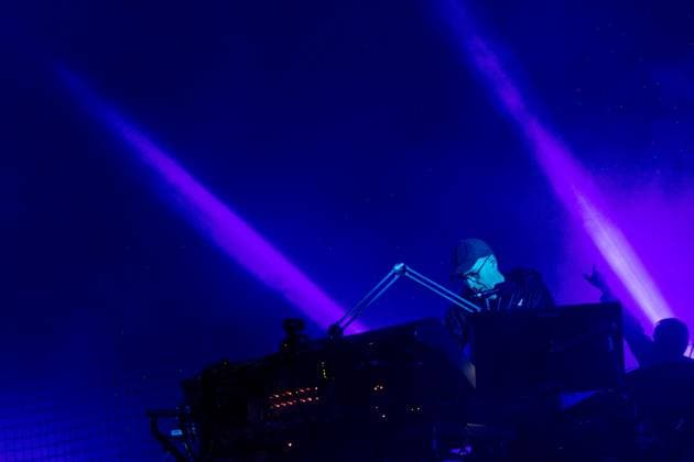 Underworld — Vodafone Paredes de Coura 2026 in Portugal - 14 Aug Rick Smith, producer and keyboardist of the British electronic duo Underworld, performs during Vodafone Paredes de Coura at the main stage. Paredes de Coura Portugal Copyright: xDiogoxBaptistax xSOPAxImagesx DB_Underworld20260813PDC_002