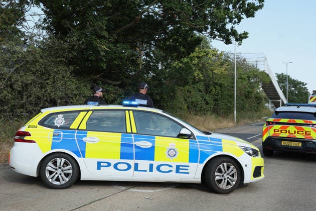Another train derails in UK day after East Sussex incident injured 20 WICKFORD, UNITED KINGDOM - AUGUST 14: Emergency services and rail investigation teams attend the scene following a train derailment near Wickford railway station in Essex, United Kingdom, on August 14, 2026. The rear carriages of a Greater Anglia passenger train derailed in an upright position, causing significant travel disruption and line closures between London Liverpool Street and Southend Victoria, with no injuries reported in the incident. Jacqueline Lawrie Anadolu Essex United Kingdom. Editorial use only. Please get in touch for any other usage.  Copyright: x2026xAnadoluxJacquelinexLawriex