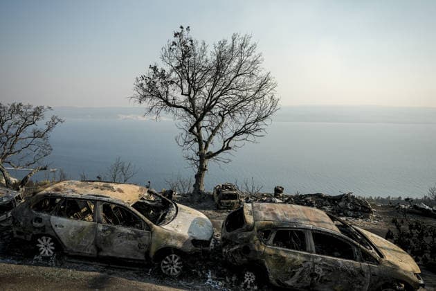 Aftermath of wildfire near Croatia s Omis OMIS, CROATIA - AUGUST 14: An aftermath view of wildfire near Omis, Croatia on August 14, 2026. Samir Jordamovic Anadolu Omis Croatia. Editorial use only. Please get in touch for any other usage.  Copyright: x2026xAnadoluxSamirxJordamovicx