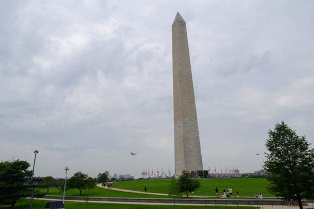 August 14, 2026, Washington, District Of Columbia, United States: President DONALD TRUMP departs the White House aboard Marine One en route to New York. Washington United States - ZUMAk206 20260814_znp_k206_006 Copyright: xMattxKaminskyx