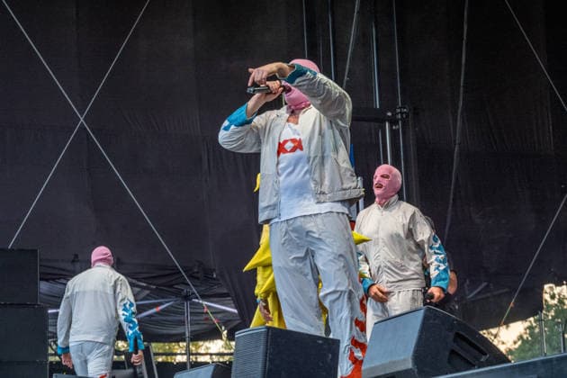 Das Berliner Hip Hop Rap Trio PA69 (besteht aus DJ Dope, Rabatto und Turbogianni) am ersten Tag des Highfield 2026 am Störmthaler See Highfield 2026 tag 1 - PA69 *** The Berlin hip-hop rap trio PA69—consisting of DJ Dope, Rabatto, and Turbogianni—performed on the first day of Highfield 2026 at Störmthaler See. Highfield 2026 Day 1: PA69