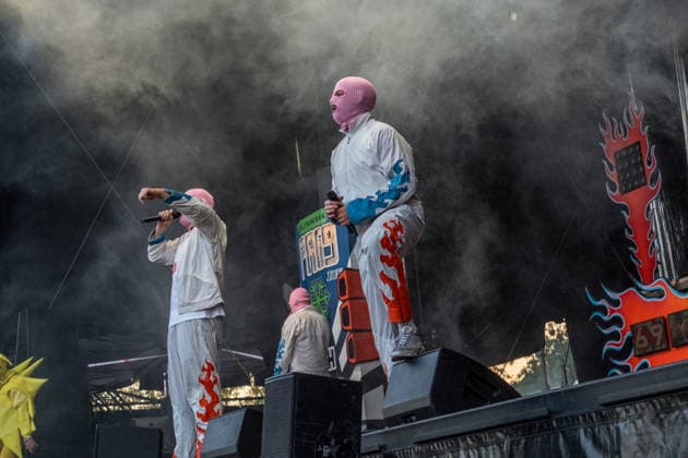 Das Berliner Hip Hop Rap Trio PA69 (besteht aus DJ Dope, Rabatto und Turbogianni) am ersten Tag des Highfield 2026 am Störmthaler See Highfield 2026 tag 1 - PA69 *** The Berlin hip-hop rap trio PA69—consisting of DJ Dope, Rabatto, and Turbogianni—performed on the first day of Highfield 2026 at Störmthaler See. Highfield 2026 Day 1: PA69