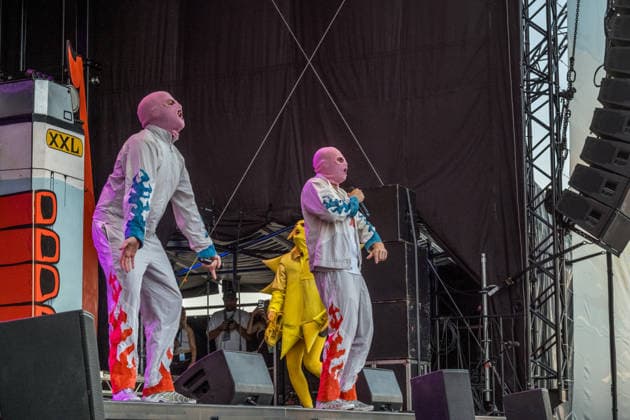 Das Berliner Hip Hop Rap Trio PA69 (besteht aus DJ Dope, Rabatto und Turbogianni) am ersten Tag des Highfield 2026 am Störmthaler See Highfield 2026 tag 1 - PA69 *** The Berlin hip-hop rap trio PA69—consisting of DJ Dope, Rabatto, and Turbogianni—performed on the first day of Highfield 2026 at Störmthaler See. Highfield 2026 Day 1: PA69