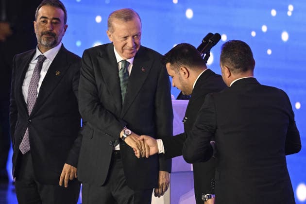 AK Party s 25th Foundation Anniversary Event ANKARA, TURKIYE - AUGUST 14: Turkish President and Leader of the Justice and Development (AK) Party Recep Tayyip Erdogan attends the AK Party’s 25th Foundation Anniversary Event at Baskent Nation’s Garden in Ankara, Turkiye on August 14, 2026. Dogukan Keskinkilic Anadolu Ankara Turkey. Editorial use only. Please get in touch for any other usage.  Copyright: x2026xAnadoluxDogukanxKeskinkilicx