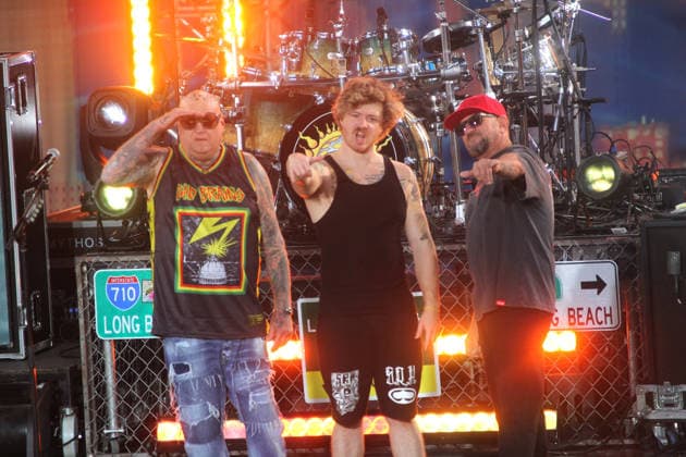 August 14, 2026, Manhattan, New York, U.S.A: New York, New York August 14, 2026.Sublime performs for the Good Morning America concert series in Central Park... Sublime is an American ska punk and reggae rock band from Long Beach, California, formed in 1988 by Bradley Nowell, Eric Wilson, and Bud Gaugh. Famous for hits like Santeria and What I Got , the band continues to perform with Nowell s son, Jakob as frontman. Manhattan U.S.A  - ZUMAc272 20260814_znp_c272_017 Copyright: xEmilyxCotlerx
