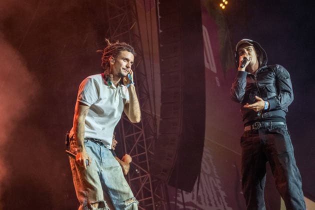 Die Berliner Rap, Hip-Hop, Trap Band BHZ auf dem Highfield Festival 2026 am Störmthaler See bei Großpösna. Die aktuelle BHZ-Besetzung 2026 besteht aus: * Longus Mongus Rap * Ion Miles Rap * Monk Rap * Big Pat Rap * MotB Produzent * Sami Produzent * Themba Produzent Highfield 2026 Tag 1 - BHZ *** The Berlin-based rap, hip-hop, and trap band BHZ at the Highfield Festival 2026 on Lake Störmthal near Großpösna. The current BHZ lineup for 2026 consists of * Longus Mongus (rapper) * Ion Miles (rapper) * Monk (rapper) * Big Pat (rapper) * MotB (producer) * Sami (producer) * Themba (producer) Highfield 2026 Day 1 BHZ