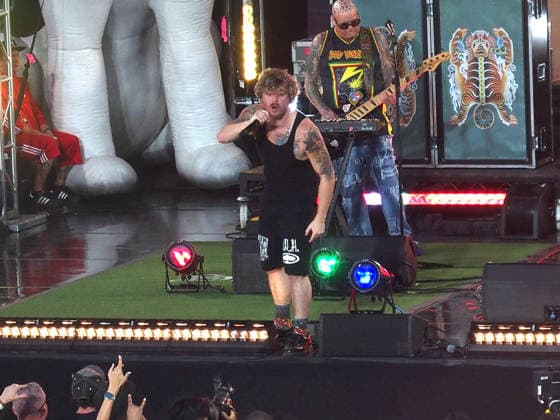 August 14, 2026, Manhattan, New York, U.S.A: New York, New York August 14, 2026.Sublime performs for the Good Morning America concert series in Central Park... Sublime is an American ska punk and reggae rock band from Long Beach, California, formed in 1988 by Bradley Nowell, Eric Wilson, and Bud Gaugh. Famous for hits like Santeria and What I Got , the band continues to perform with Nowell s son, Jakob as frontman. Manhattan U.S.A  - ZUMAc308 20260814_znp_c308_026 Copyright: xSamanthaxCotlerx