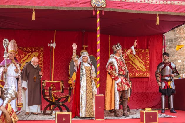 August 14, 2026: August 14, 2026 (Malaga) The Historical Cabalgata of the Feria de MoÂ¡laga 2026 is an event that celebrates the incorporation of the city into the Kingdom of Castile in 1487. This event, organized by the ZegroÂ­ Cultural Association, has more than 200 participants representing the Christian and Muslim troops. runs through the streets of the historic center, culminating in Customs Square. During the event, there is a symbolic handing over of keys from Malaga to King Ferdinand, staging the end of the siege and the beginning of a new historical stage - ZUMAc161 20260814_zap_c161_036 Copyright: xLorenzoxCarnerox