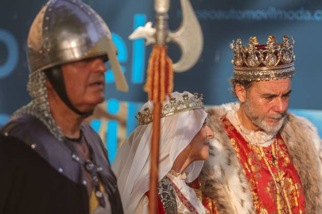 August 14, 2026: August 14, 2026 (Malaga) The Historical Cabalgata of the Feria de MoÂ¡laga 2026 is an event that celebrates the incorporation of the city into the Kingdom of Castile in 1487. This event, organized by the ZegroÂ­ Cultural Association, has more than 200 participants representing the Christian and Muslim troops. runs through the streets of the historic center, culminating in Customs Square. During the event, there is a symbolic handing over of keys from Malaga to King Ferdinand, staging the end of the siege and the beginning of a new historical stage - ZUMAc161 20260814_zap_c161_049 Copyright: xLorenzoxCarnerox