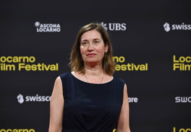 IPA87483727 - Locarno, Switzerland Locarno Film Festival 2026 Emmanuelle Devos at the red carpet photocall for the film *Demain je tombe amoureux* In the photo: Emmanuelle Devos, actress  Copyright: xNickxZonnaxxcopyrightx x xNickxZonnax 87483727