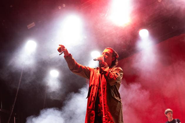 Der deutsche Sänger und Rapper Levin Liam am ersten Tag des Highfield 2026 Highfield 2026 - Tag 1 Levin Liam *** German singer and rapper Levin Liam on the first day of Highfield 2026 Highfield 2026 Day 1 Levin Liam