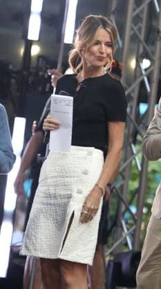 August 14, 2026, New York, New York, USA: Today show co-host SAVANNAH GUTHRIE seen at global girl group Katseye s performance seen during the Today show Summer Concert series held at Rockefeller Plaza. New York USA  - ZUMAk03_ 20260814_zaf_k03_043 Copyright: xNancyxKaszermanx