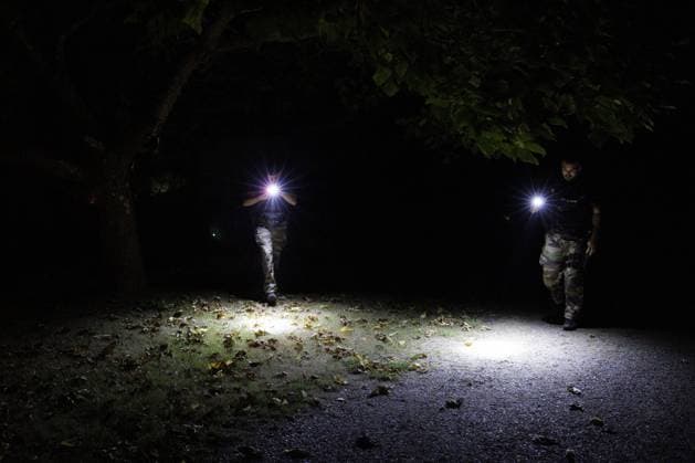 Garrein, The Netherlands, 2026-08-14 21:57:30 Garein, 14-08-2026, Gendarmerie conducts house searches in the village of Garein. The forest fire near Luglon is approaching the village. Photo: NLBeeld Robert Meerding Credit: NL Beeld Robert Meerding Inc  Copyright: xx x