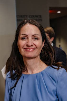 August 14, 2026, New York, New York, United States: Portrait of CHRISTINA MARKUS LASSEN, Permanent Representative of Denmark to the United Nations, at UNHQ. New York United States - ZUMAo116 20260814_znp_o116_022 Copyright: xBiancaxOterox