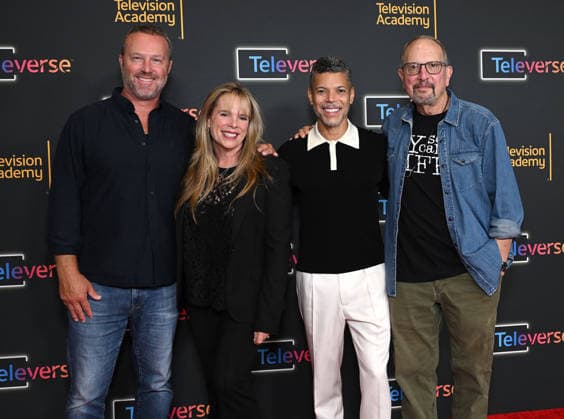 Televerse 2026 - Day 1 Devon Gummersall, Devon Odessa, Wilson Cruz and Scott Winant arriving to the Televerse 2026 - Day 1 at JW Marriott on August 14, 2026 in Los Angeles, CA. Los Angeles JW Marriott California USA Copyright: xLISAxOConnor AFF-USA.comx