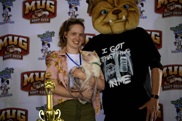 Winners of World s Ugliest Dog 2026 contest in California SONOMA COUNTY, CALIFORNIA - AUG 14: Dog named Pinky won the second place of the 2026 World s Ugliest Dog contest as her owner Laura Brown was awarded $3,000 on August 14, 2026 at Sonoma County Event Center in Santa Rosa, California, United States. Tayfun Coskun Anadolu California United States. Editorial use only. Please get in touch for any other usage.  Copyright: x2026xAnadoluxTayfunxCoskunx