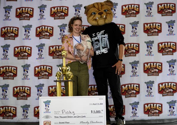 Winners of World s Ugliest Dog 2026 contest in California SONOMA COUNTY, CALIFORNIA - AUG 14: Dog named Pinky won the second place of the 2026 World s Ugliest Dog contest as her owner Laura Brown was awarded $3,000 on August 14, 2026 at Sonoma County Event Center in Santa Rosa, California, United States. Tayfun Coskun Anadolu California United States. Editorial use only. Please get in touch for any other usage.  Copyright: x2026xAnadoluxTayfunxCoskunx
