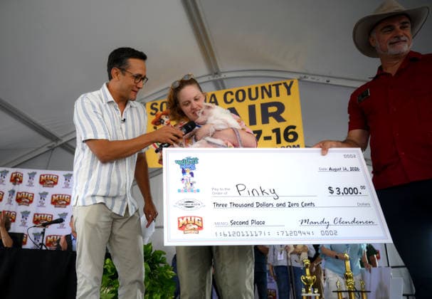 Winners of World s Ugliest Dog 2026 contest in California SONOMA COUNTY, CALIFORNIA - AUG 14: Dog named Pinky won the second place of the 2026 World s Ugliest Dog contest as her owner Laura Brown was awarded $3,000 on August 14, 2026 at Sonoma County Event Center in Santa Rosa, California, United States. Tayfun Coskun Anadolu California United States. Editorial use only. Please get in touch for any other usage.  Copyright: x2026xAnadoluxTayfunxCoskunx