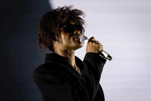 Benjamin Clementine - Vodafone Paredes de Coura 2026 - 14 Aug 2026 Benjamin Clementine, the British singer, composer and multi?instrumentalist, performs live on stage during the Vodafone Paredes de Coura. Paredes de Coura Portugal Copyright: xDiogoxBaptistax xSOPAxImagesx DB_BenjaminClemantine20260814PDC_011