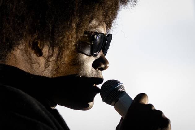 Benjamin Clementine - Vodafone Paredes de Coura 2026 - 14 Aug 2026 Benjamin Clementine, the British singer, composer and multi?instrumentalist, performs live on stage during the Vodafone Paredes de Coura. Paredes de Coura Portugal Copyright: xDiogoxBaptistax xSOPAxImagesx DB_BenjaminClemantine20260814PDC_013
