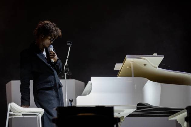 Benjamin Clementine - Vodafone Paredes de Coura 2026 - 14 Aug 2026 Benjamin Clementine, the British singer, composer and multi?instrumentalist, performs live on stage during the Vodafone Paredes de Coura. Paredes de Coura Portugal Copyright: xDiogoxBaptistax xSOPAxImagesx DB_BenjaminClemantine20260814PDC_035