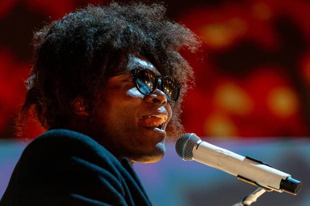 Benjamin Clementine - Vodafone Paredes de Coura 2026 - 14 Aug 2026 Benjamin Clementine, the British singer, composer and multi?instrumentalist, performs live on stage during the Vodafone Paredes de Coura. Paredes de Coura Portugal Copyright: xDiogoxBaptistax xSOPAxImagesx DB_BenjaminClemantine20260814PDC_042