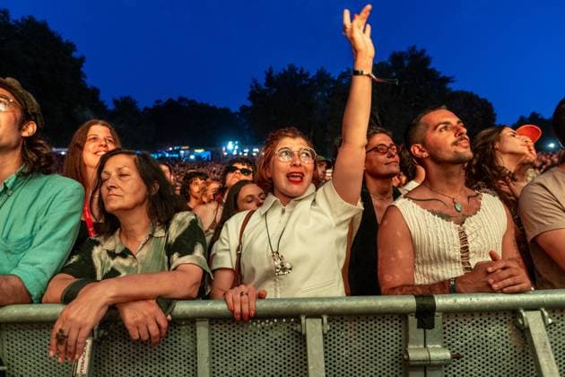 Benjamin Clementine - Vodafone Paredes de Coura 2026 - 14 Aug 2026 Fans seen during the concert of Benjamin Clementine at Vodafone Paredes de Coura. Paredes de Coura Portugal Copyright: xDiogoxBaptistax xSOPAxImagesx DB_BenjaminClemantine20260814PDC_045