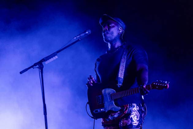 Bloc Party performs at Vodafone Paredes de Coura in Paredes de Coura, Portugal - 14 Aug 2026 Kele Okereke, vocalist and guitarist of the British indie rock band Bloc Party, performs live on stage during the Vodafone Paredes de Coura. Paredes de Coura Portugal Copyright: xDiogoxBaptistax xSOPAxImagesx DB_Blocparty20260814PDC_001
