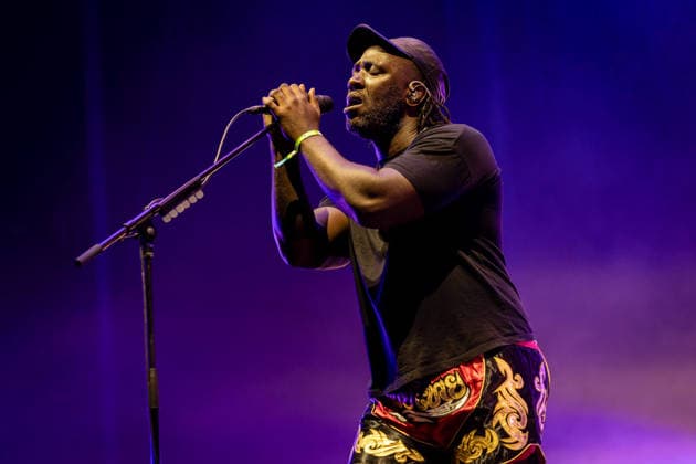 Bloc Party performs at Vodafone Paredes de Coura in Paredes de Coura, Portugal - 14 Aug 2026 Kele Okereke, vocalist and guitarist of the British indie rock band Bloc Party, performs live on stage during the Vodafone Paredes de Coura. Paredes de Coura Portugal Copyright: xDiogoxBaptistax xSOPAxImagesx DB_Blocparty20260814PDC_009