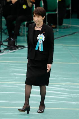 August 15, 2026, Tokyo, Japan: Japanese Prime Minister Sanae Takaichi attends a memorial ceremony marking the 81st anniversary of Japan s surrender in World War II at Nippon Budokan in Tokyo. Tokyo Japan - ZUMAm191 20260815_aap_m191_019 Copyright: xRodrigoxReyesxMarinx