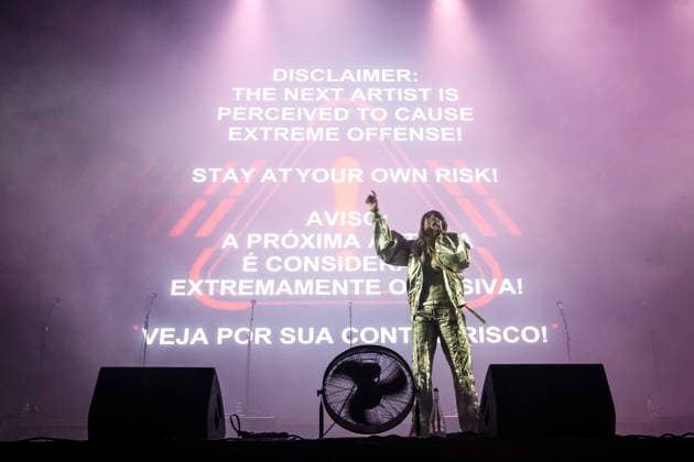 M.I.A., perfoms during Vodafone Paredes de Coura in Paredes de Coura, Portugal - 15 Aug 2026 Mathangi Arulpragasam, (M.I.A.), the British rapper, singer and producer, performs live on the main stage during Vodafone Paredes de Coura. Paredes de Coura Portugal Copyright: xDiogoxBaptistax xSOPAxImagesx DB_MIA20260814PDC_007