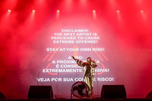M.I.A., perfoms during Vodafone Paredes de Coura in Paredes de Coura, Portugal - 15 Aug 2026 Mathangi Arulpragasam, (M.I.A.), the British rapper, singer and producer, performs live on the main stage during Vodafone Paredes de Coura. Paredes de Coura Portugal Copyright: xDiogoxBaptistax xSOPAxImagesx DB_MIA20260814PDC_008