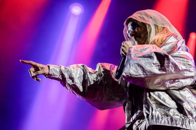 M.I.A., perfoms during Vodafone Paredes de Coura in Paredes de Coura, Portugal - 15 Aug 2026 Mathangi Arulpragasam, (M.I.A.), the British rapper, singer and producer, performs live on the main stage during Vodafone Paredes de Coura. Paredes de Coura Portugal Copyright: xDiogoxBaptistax xSOPAxImagesx DB_MIA20260814PDC_012