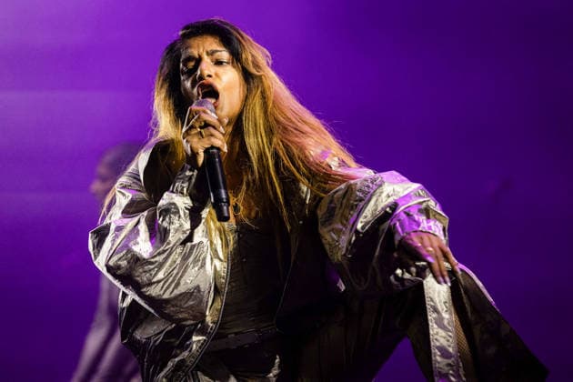 M.I.A., perfoms during Vodafone Paredes de Coura in Paredes de Coura, Portugal - 15 Aug 2026 Mathangi Arulpragasam, (M.I.A.), the British rapper, singer and producer, performs live on the main stage during Vodafone Paredes de Coura. Paredes de Coura Portugal Copyright: xDiogoxBaptistax xSOPAxImagesx DB_MIA20260814PDC_031
