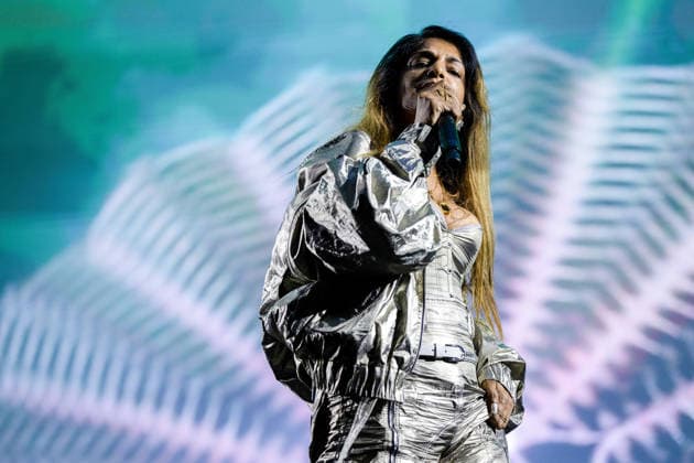 M.I.A., perfoms during Vodafone Paredes de Coura in Paredes de Coura, Portugal - 15 Aug 2026 Mathangi Arulpragasam, (M.I.A.), the British rapper, singer and producer, performs live on the main stage during Vodafone Paredes de Coura. Paredes de Coura Portugal Copyright: xDiogoxBaptistax xSOPAxImagesx DB_MIA20260814PDC_033