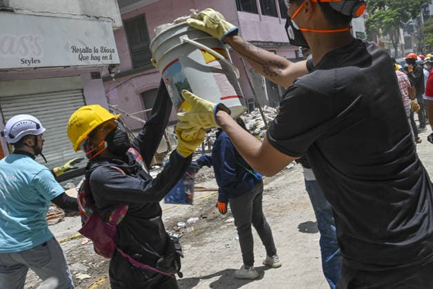 Search and rescue operations continue in quake-hit Pereira PEREIRA, COLOMBIA - AUGUST 14: Search and rescue operations continue at various locations across Pereira, in Colombia, on August 14, 2026. The death toll has reached 94, and 41,600 families have been affected, according to a report by Colombian President Abelardo de la Espriella, who visited Pereira and pledged to support the city and its reconstruction. Alexis Munera Anadolu Pereira Colombia. Editorial use only. Please get in touch for any other usage.  Copyright: x2026xAnadoluxAlexisxMunerax