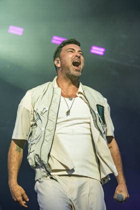 Rostock Deutschland 14. August 2026: Marteria - Zum Glück in die Zukunft Tour 2026 - Rostock Im Bild: Marten Laciny (Marteria) *** Rostock, Germany, August 14, 2026 Marteria Zum Glück in die Zukunft Tour 2026 Rostock Pictured: Marten Laciny (Marteria) Copyright: xFotostandx xVoelkerx