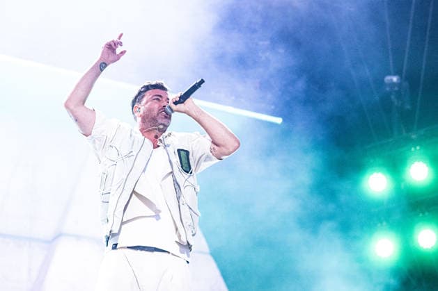 Rostock Deutschland 14. August 2026: Marteria - Zum Glück in die Zukunft Tour 2026 - Rostock Im Bild: Marten Laciny (Marteria) *** Rostock, Germany, August 14, 2026 Marteria Zum Glück in die Zukunft Tour 2026 Rostock Pictured: Marten Laciny (Marteria) Copyright: xFotostandx xVoelkerx