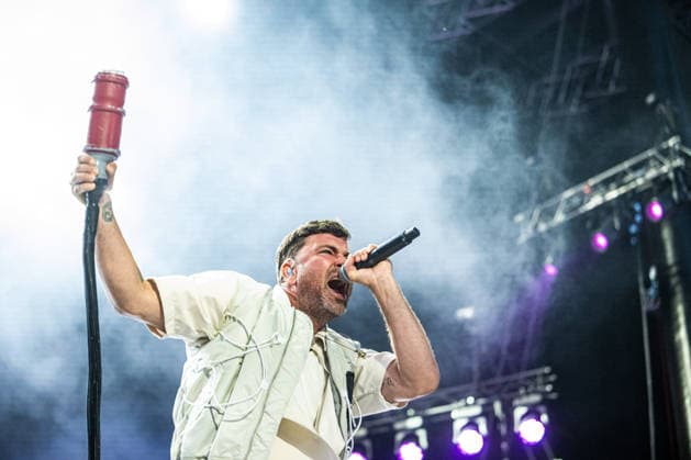 Rostock Deutschland 14. August 2026: Marteria - Zum Glück in die Zukunft Tour 2026 - Rostock Im Bild: Marten Laciny (Marteria) *** Rostock, Germany, August 14, 2026 Marteria Zum Glück in die Zukunft Tour 2026 Rostock Pictured: Marten Laciny (Marteria) Copyright: xFotostandx xVoelkerx