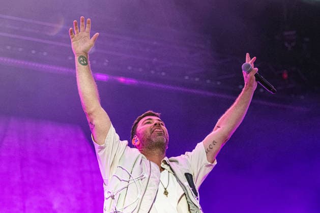 Rostock Deutschland 14. August 2026: Marteria - Zum Glück in die Zukunft Tour 2026 - Rostock Im Bild: Marten Laciny (Marteria) *** Rostock, Germany, August 14, 2026 Marteria Zum Glück in die Zukunft Tour 2026 Rostock Pictured: Marten Laciny (Marteria) Copyright: xFotostandx xVoelkerx