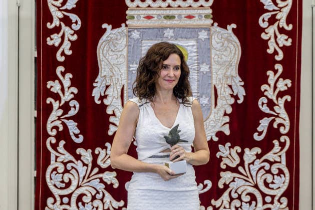 2026 Madrid Firefighters’ Bronze Doves Award Ceremony The president of the Community of Madrid, Isabel Díaz Ayuso, during the award ceremony for the 2026 Madrid Firefighters’ Bronze Doves, at the Casa del Reloj Cultural Center on August 15, 2026, in Madrid, Spain. Coinciding with the feast day of the Virgin of La Paloma—patron saint of firefighters— the Brotherhood of the Virgin of La Paloma and the Fire Department recognize, through these awards, the work of individuals and institutions with an exceptional commitment to the city and emergency services. AUGUST 15, 2026 PALOMAS AWARDS FIREFIGHTERS VIRGIN OF LA PALOMA Madrid Madrid Espana  Copyright: xRicardoxRubiox 7715050