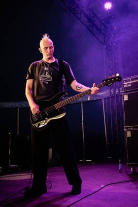 Bleech 9:3 live at Syd For Solen 2026 Copenhagen, Denmark. 14th, August 2026. The Irish grunge rock group Bleech 93 performs a live concert during the Danish music festival Syd For Solen 2026 in Copenhagen. Here bass player James Quinlan is seen live on stage. Denmark, Copenhagen  Copyright: xGonzalesxPhoto ErlingxBrodersenx