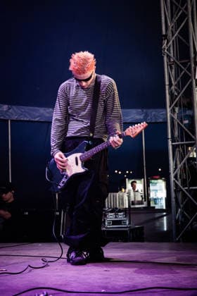 Bleech 9:3 live at Syd For Solen 2026 Copenhagen, Denmark. 14th, August 2026. The Irish grunge rock group Bleech 93 performs a live concert during the Danish music festival Syd For Solen 2026 in Copenhagen. Here guitarist Sam Duffy is seen live on stage. Denmark, Copenhagen  Copyright: xGonzalesxPhoto ErlingxBrodersenx