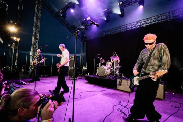 Bleech 9:3 live at Syd For Solen 2026 Copenhagen, Denmark. 14th, August 2026. The Irish grunge rock group Bleech 93 performs a live concert during the Danish music festival Syd For Solen 2026 in Copenhagen. Here vocalist and guitarist Barry Quinlan is seen live on stage with guitarist Sam Duffy (R). Denmark, Copenhagen  Copyright: xGonzalesxPhoto ErlingxBrodersenx